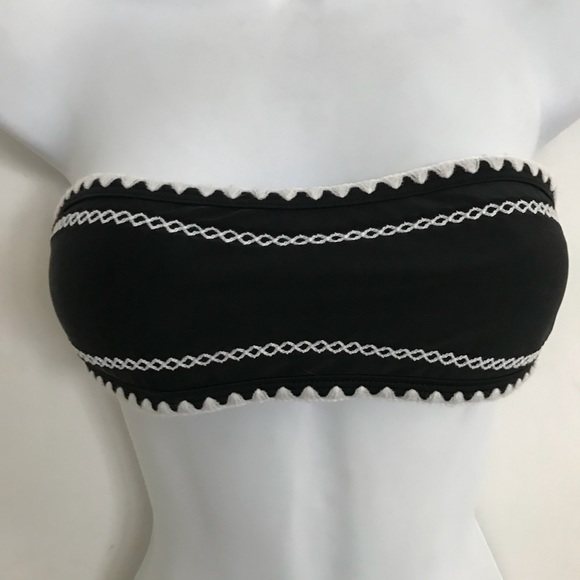 Bandeau Bikini Crochet Peekaboo Cross Shell Stitch - Picture 7 of 16